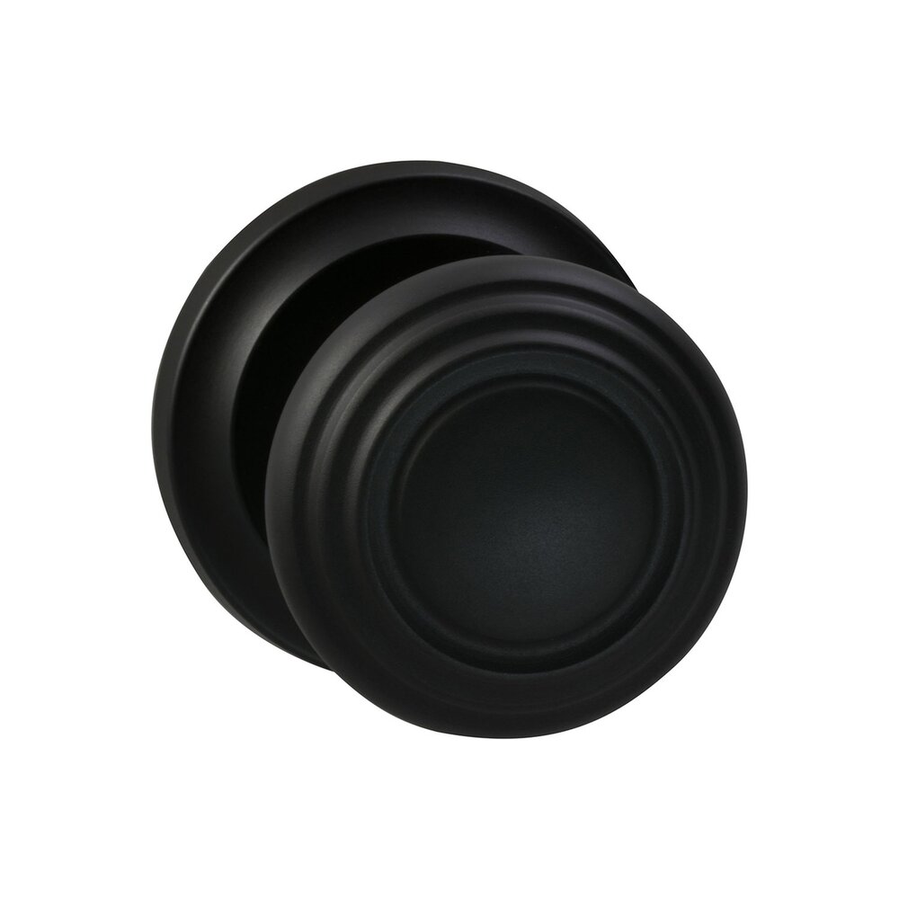 Omnia Hardware Single Dummy Traditions Knob with Radial Rosette in Oil Rubbed Bronze Lacquered