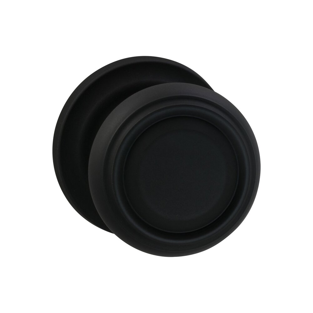 Omnia Hardware Double Dummy Traditional Knob with Traditional Rose in Oil Rubbed Bronze Lacquered