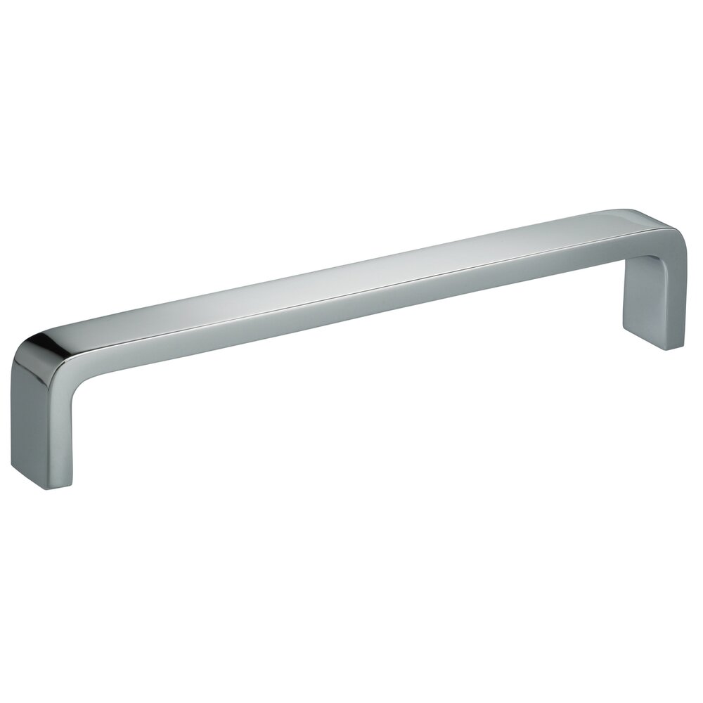 Omnia Hardware Solid Brass 5 3/4" Centers Thin Handle in Polished Chrome