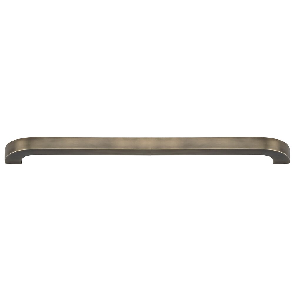 Omnia Hardware 8" Centers Handle in Antique Brass Lacquered