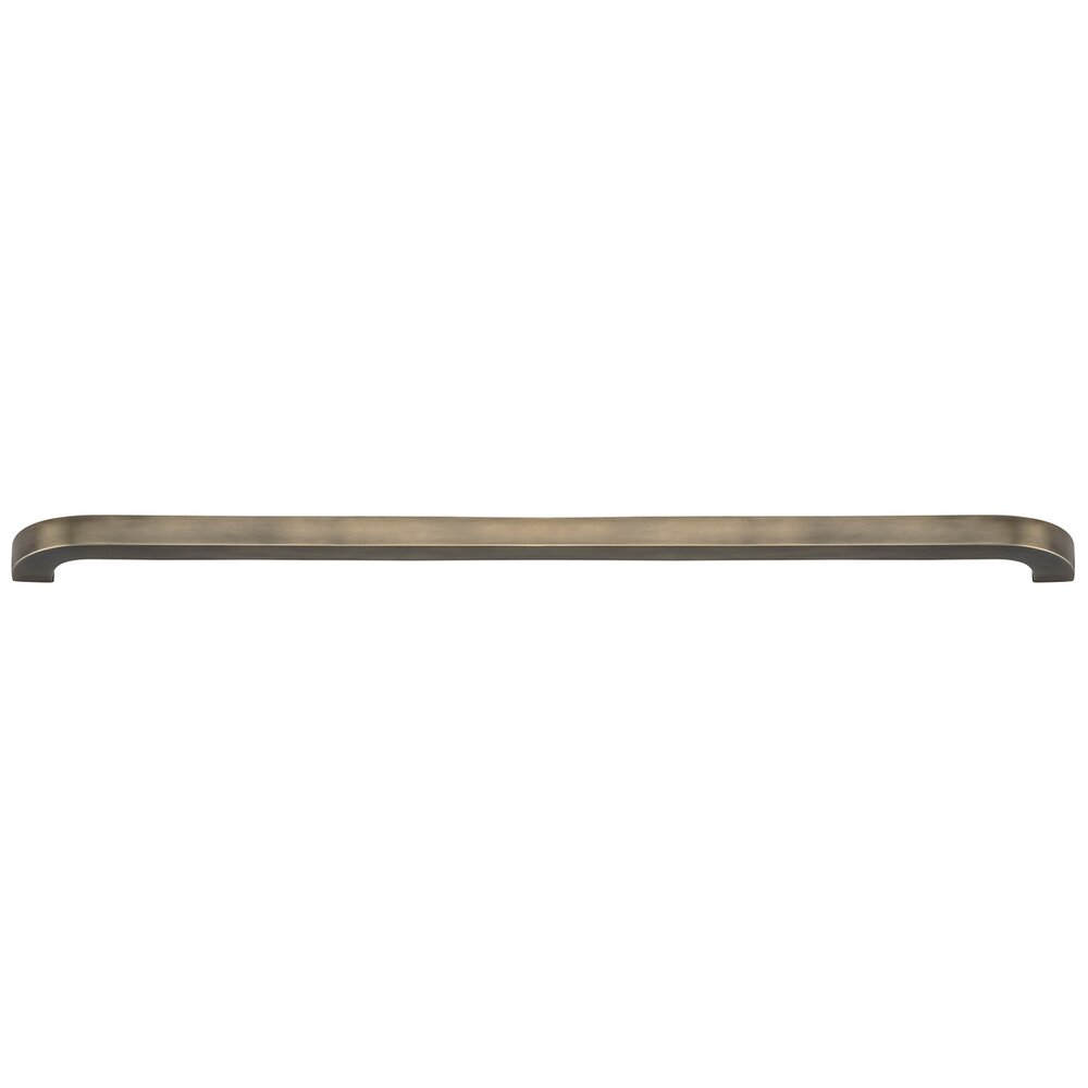 Omnia Hardware 12" Centers Handle in Antique Brass Lacquered