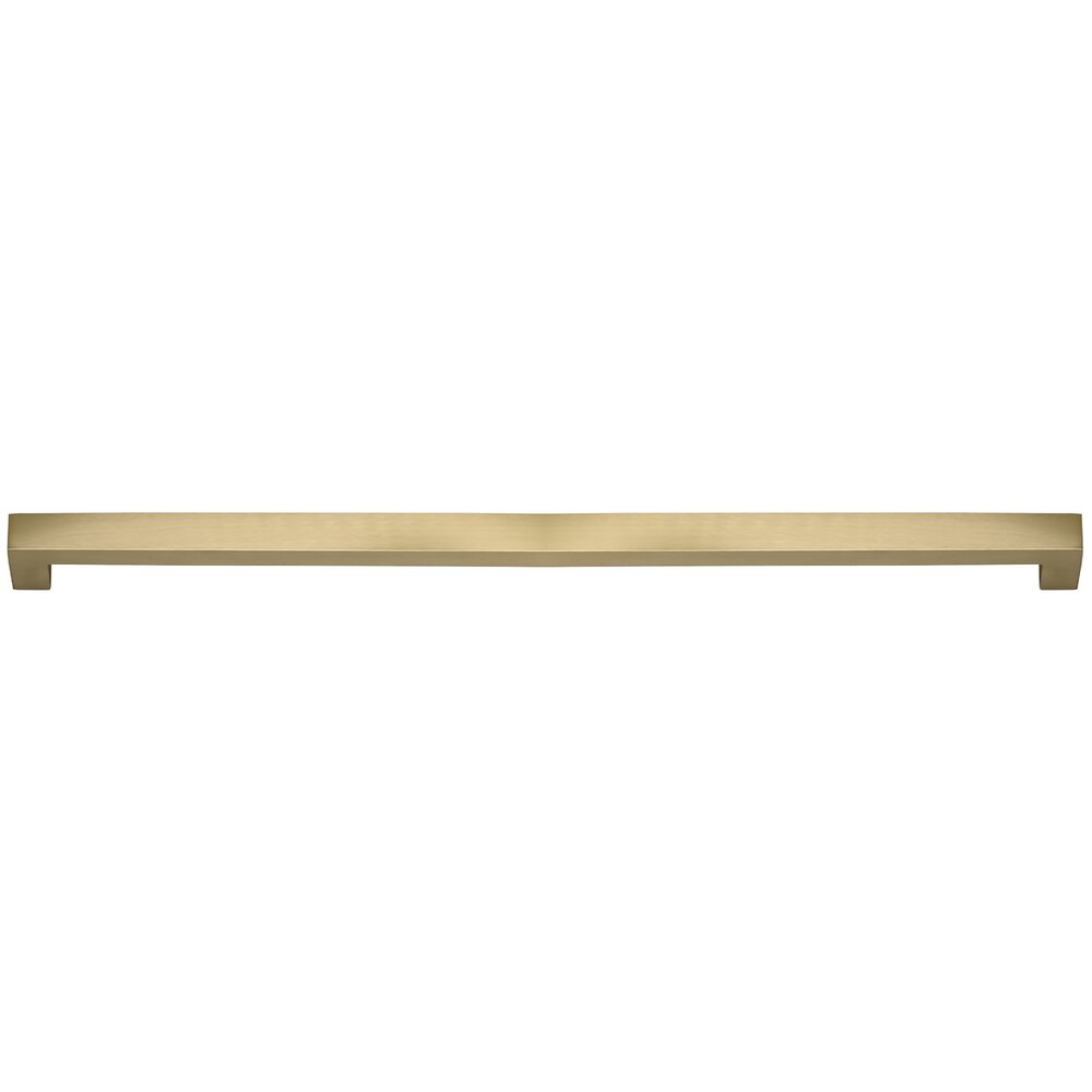 Omnia Hardware 10" Centers Handle in Satin Brass Lacquered