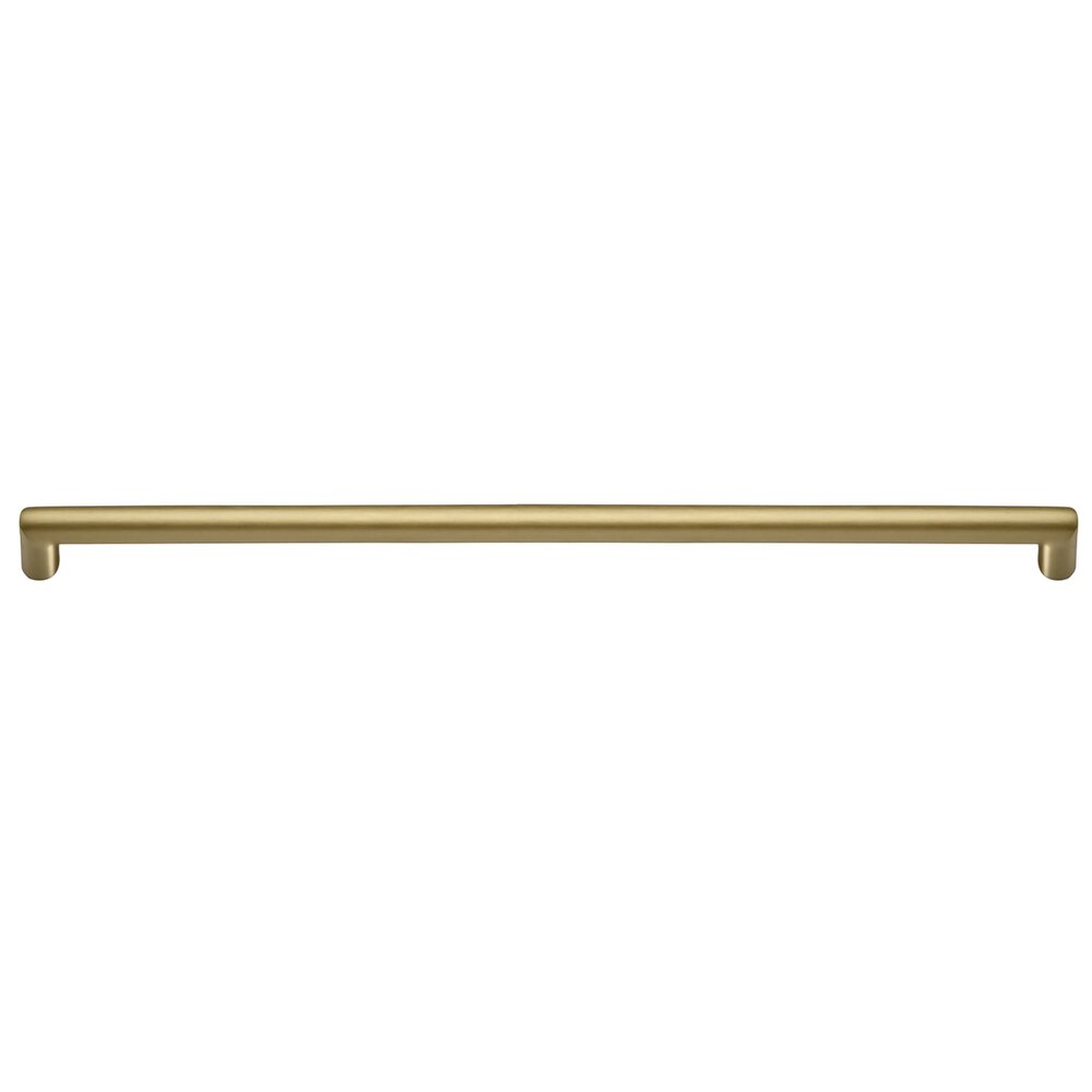 Omnia Hardware 10" Centers Handle in Satin Brass Lacquered