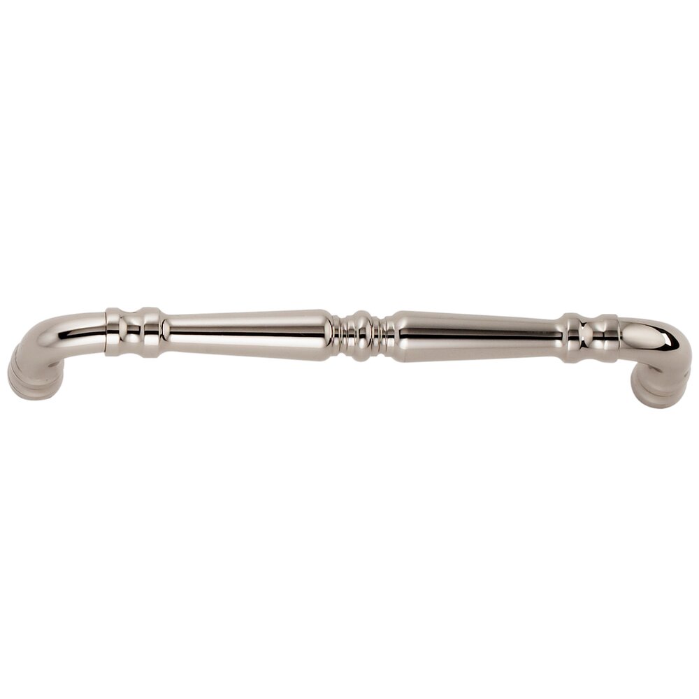 Omnia Hardware Omnia Cabinet Hardware - Traditions - 7" Centers Handle in Polished Polished Nickel Lacquered