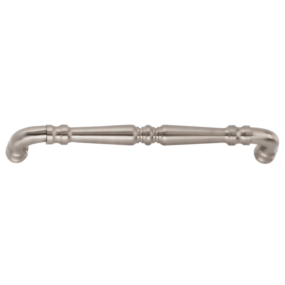 Omnia Hardware Omnia Cabinet Hardware - Traditions - 7" Centers Handle in Satin Nickel Lacquered