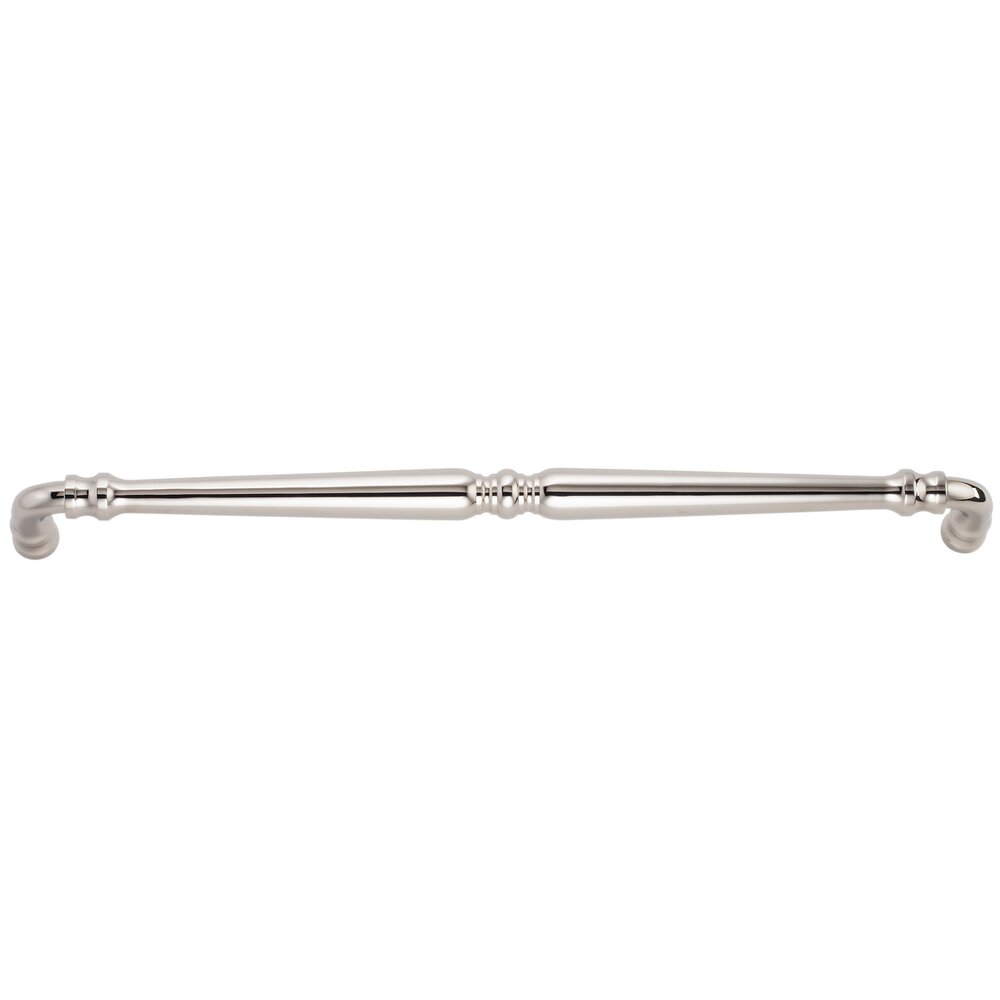 Omnia Hardware Omnia Cabinet Hardware - Traditions - 18" Centers Appliance Pull in Polished Polished Nickel Lacquered