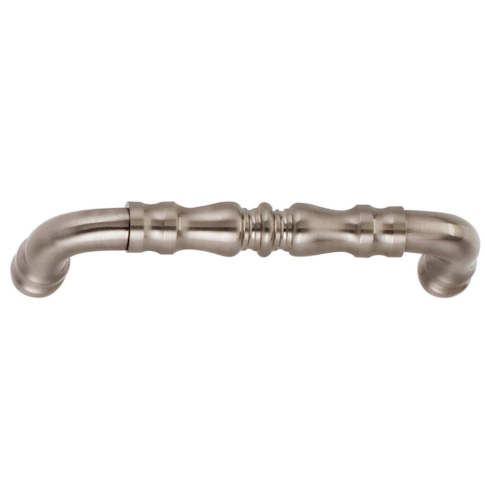Omnia Hardware Omnia Cabinet Hardware - Traditions - 3 1/2" Centers Handle in Satin Nickel Lacquered