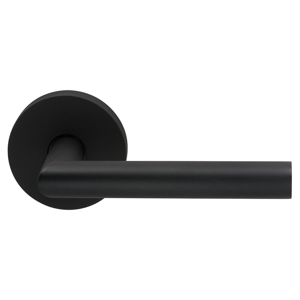 Omnia Hardware Single Dummy Modern Right-Handed Lever with Modern Rose in Oil Rubbed Bronze Lacquered