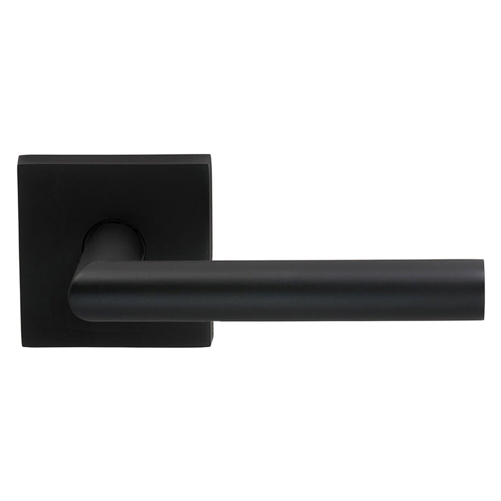 Omnia Hardware Double Dummy Modern Right-Handed Lever with Square Rose in Oil-Rubbed Bronze