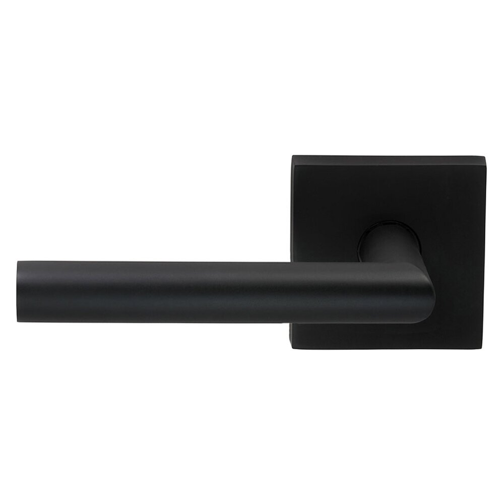 Omnia Hardware Single Dummy Modern Left-Handed Lever with Square Rose in Oil-Rubbed Bronze