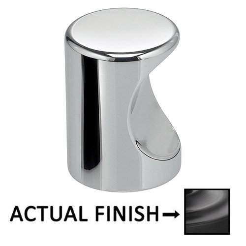 Omnia Hardware 3/4" Thumbprint Knob in Oil Rubbed Bronze Lacquered