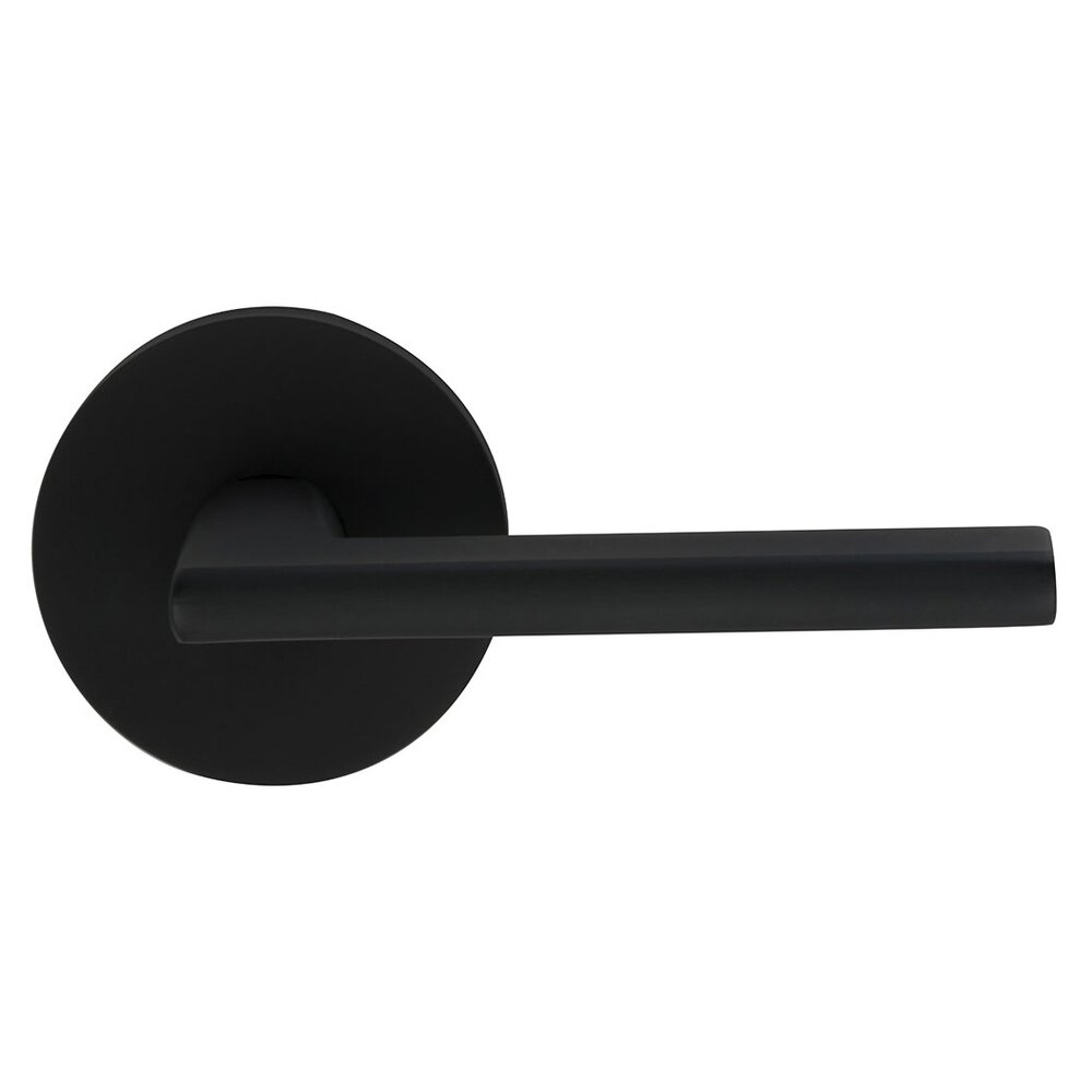 Omnia Hardware Privacy Wedge Lever with Modern Rose in Oil-Rubbed Bronze
