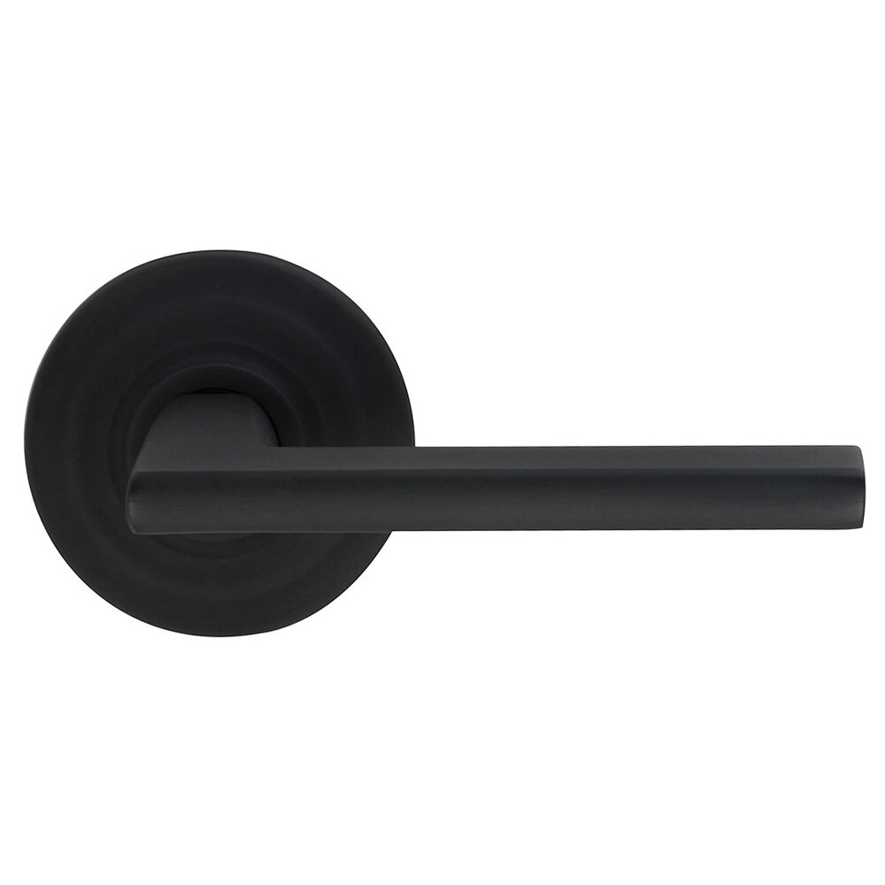 Omnia Hardware Privacy Wedge Lever with Traditional Rose in Oil-Rubbed Bronze