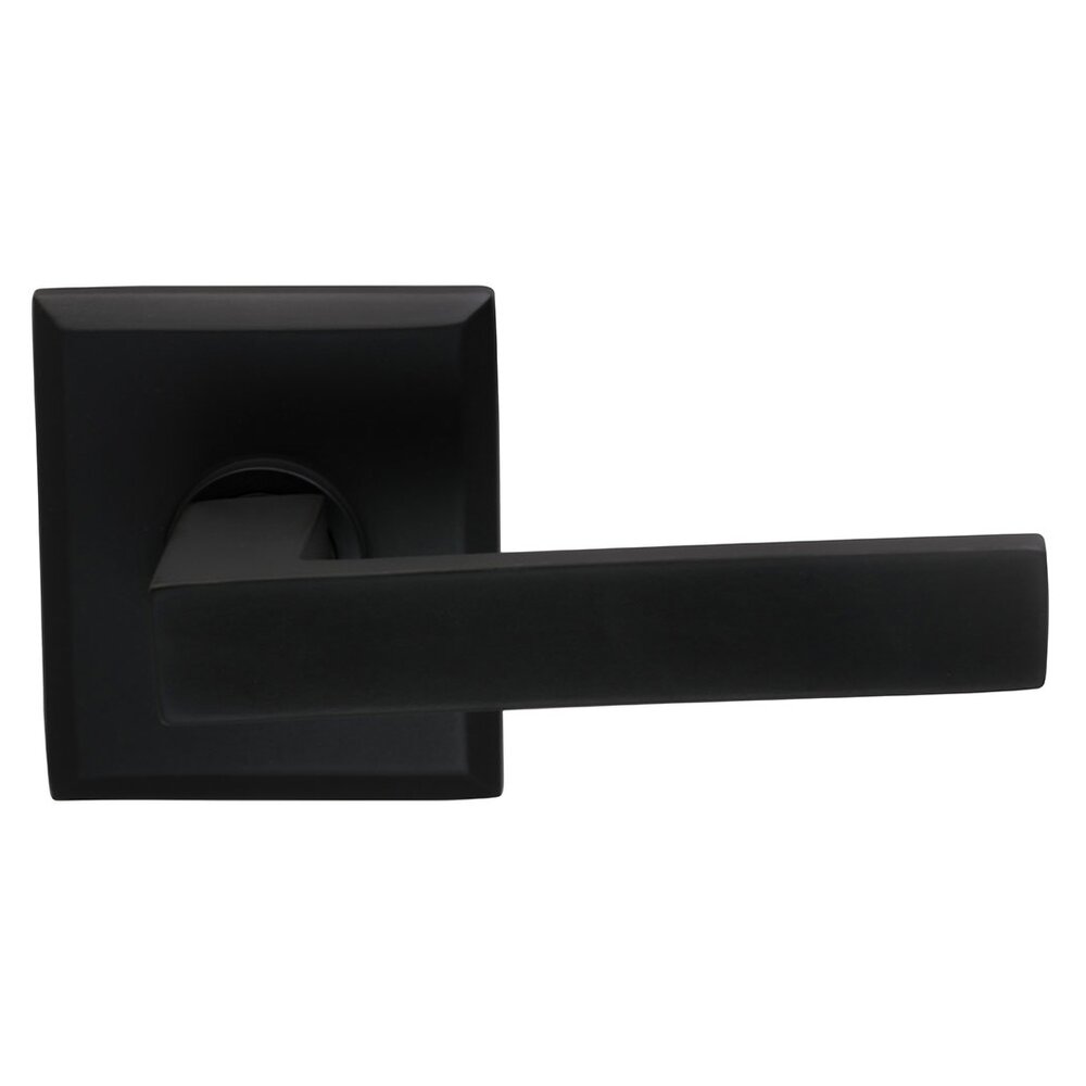 Omnia Hardware Double Dummy Square Right-Handed Lever with Rectangular Rose in Oil-Rubbed Bronze