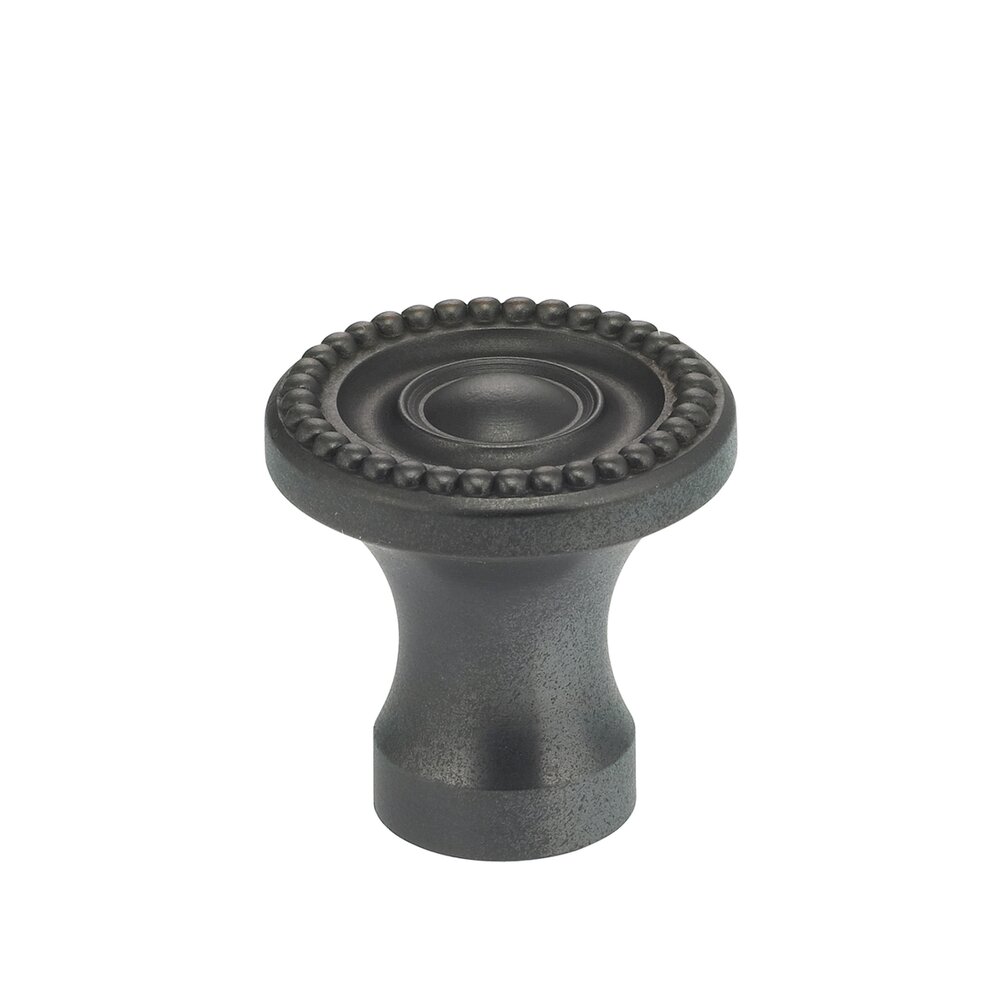 Omnia Hardware 1" Beaded Knob in Oil Rubbed Bronze Lacquered