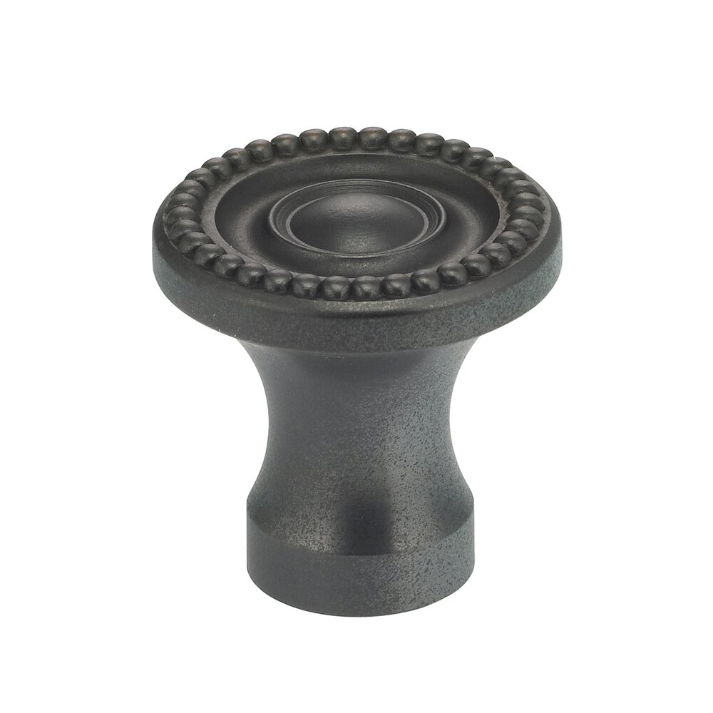 Omnia Hardware 1 5/8" Beaded Knob in Oil Rubbed Bronze Lacquered