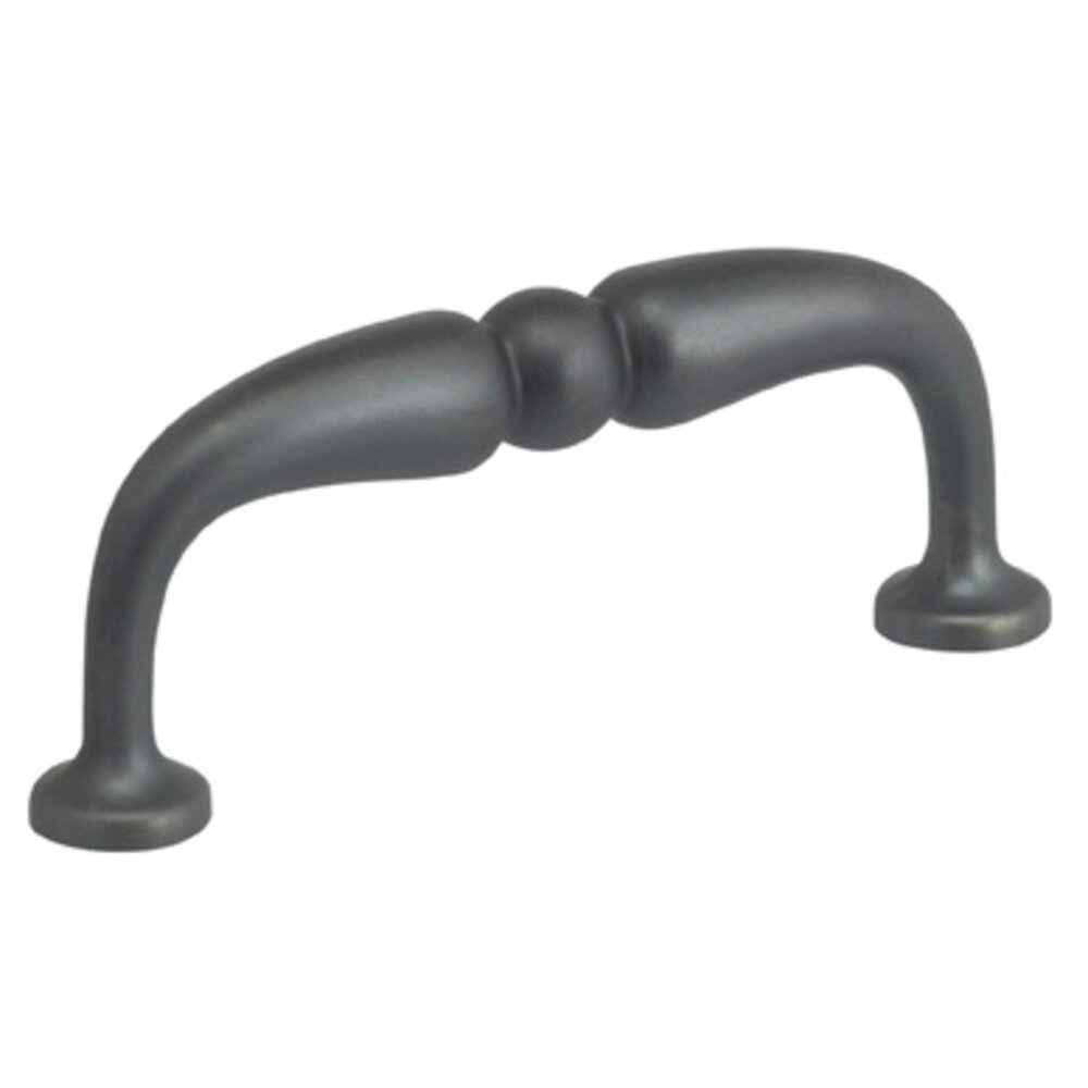 Omnia Hardware 3" Center Beaded Pull in Oil Rubbed Bronze Lacquered