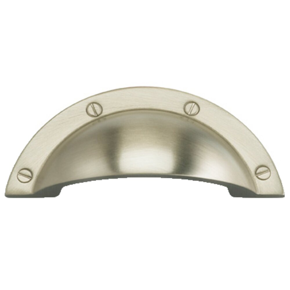 Omnia Hardware 2 1/2" Centers Cup Pull in Satin Nickel Lacquered