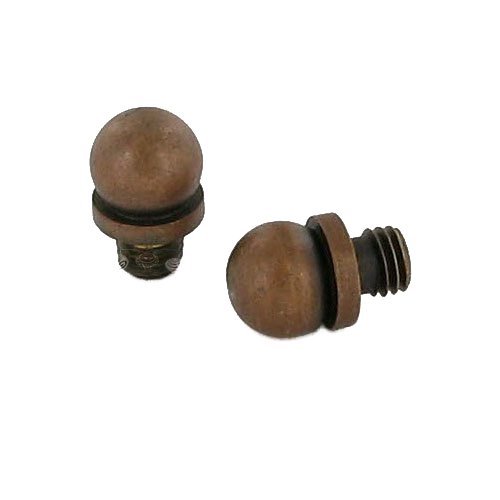 Omnia Hardware Pair of Ball Finials in Vintage Copper