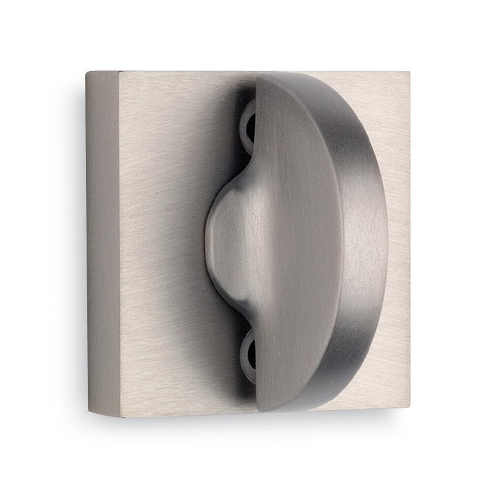 Omnia Hardware Modern Mortise Privacy Bolt in Satin Nickel Lacquered