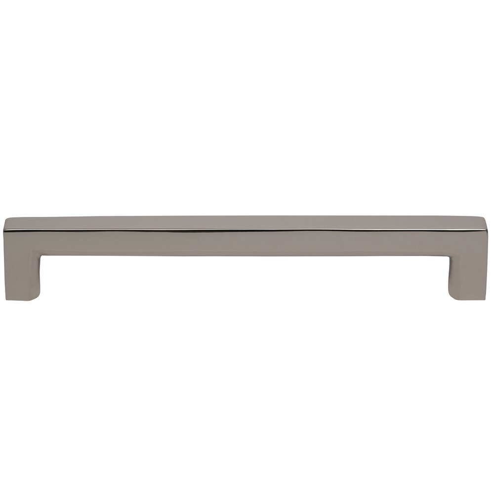 Omnia Hardware 12" Centers Square Rounded Appliance Pull in Polished Nickel Lacquered