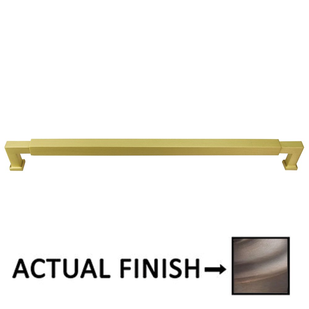 Omnia Hardware 10" Centers Cabinet Pull In Antique Brass Lacquered