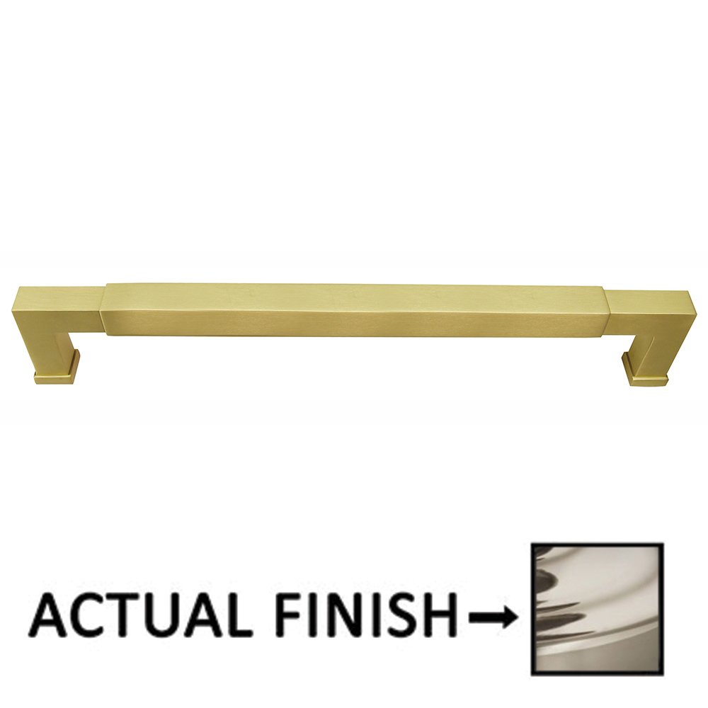 Omnia Hardware 12" Centers Door Pull In Polished Nickel Lacquered