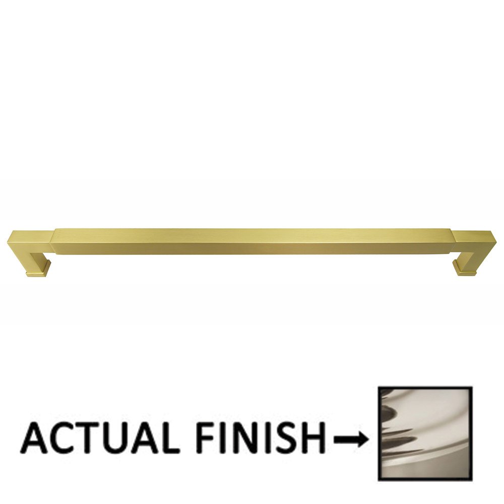 Omnia Hardware 18" Centers Door Pull In Polished Nickel Lacquered