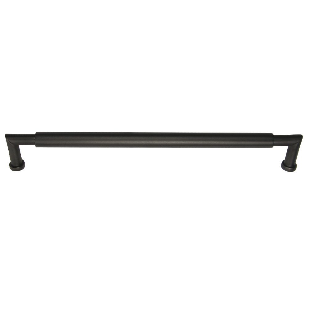 Omnia Hardware 8" Centers Smooth Pull In Oil Rubbed Bronze Lacquered
