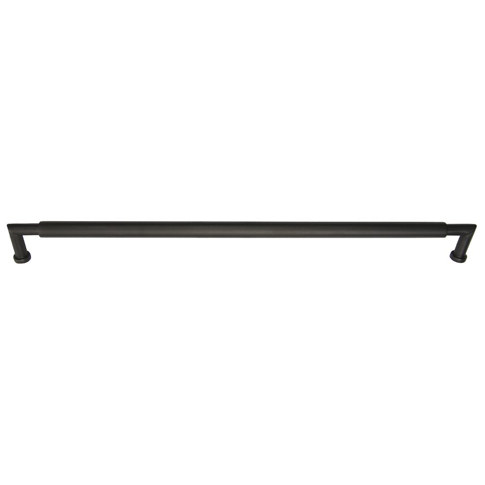 Omnia Hardware 12" Centers Smooth Pull In Oil Rubbed Bronze Lacquered