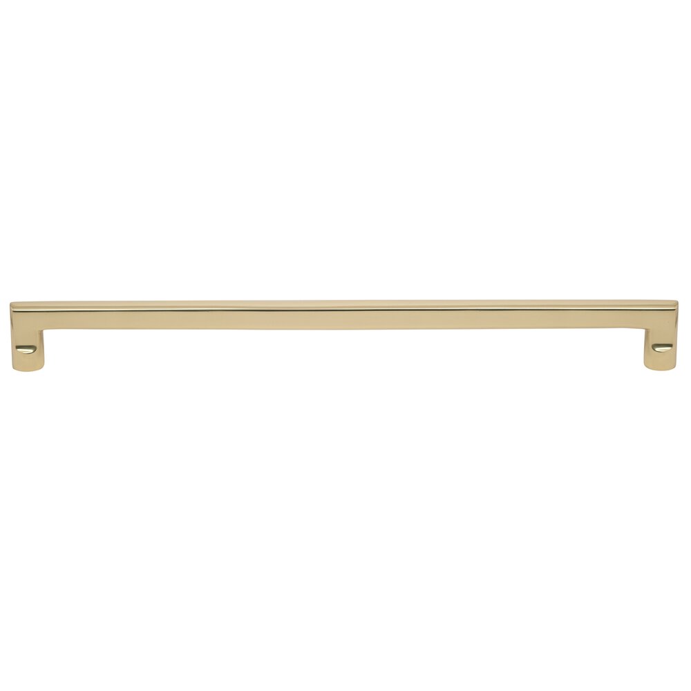 Omnia Hardware 18" Centers Wedge Appliance Pull in Polished Brass Unlacquered
