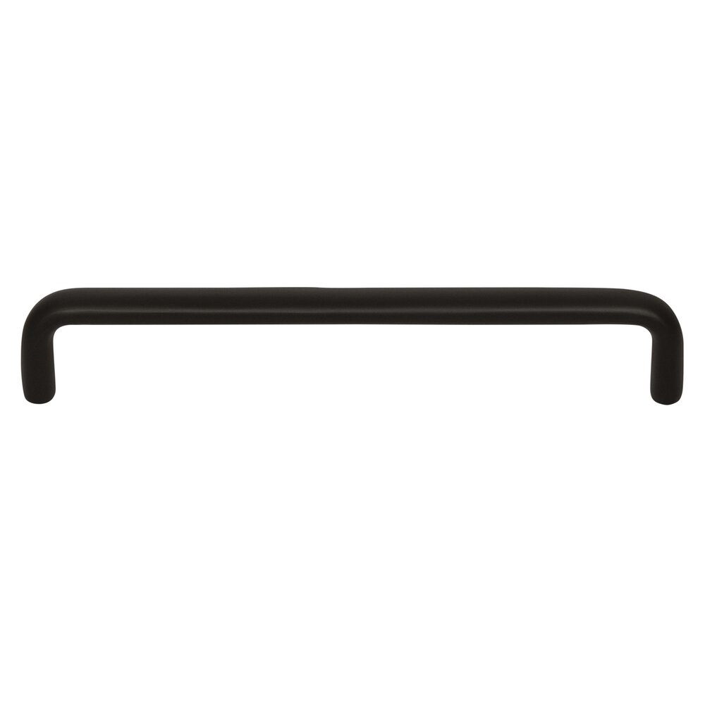 Omnia Hardware 8" Centers Oval Cabinet Pull in Oil Rubbed Bronze Lacquered