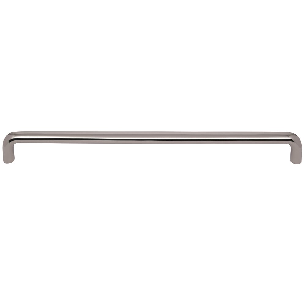 Omnia Hardware 18" Centers Oval Appliance Pull in Polished Nickel Lacquered