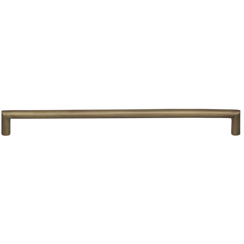 Omnia Hardware 12" Centers Miter Cabinet Pull in Antique Brass Lacquered