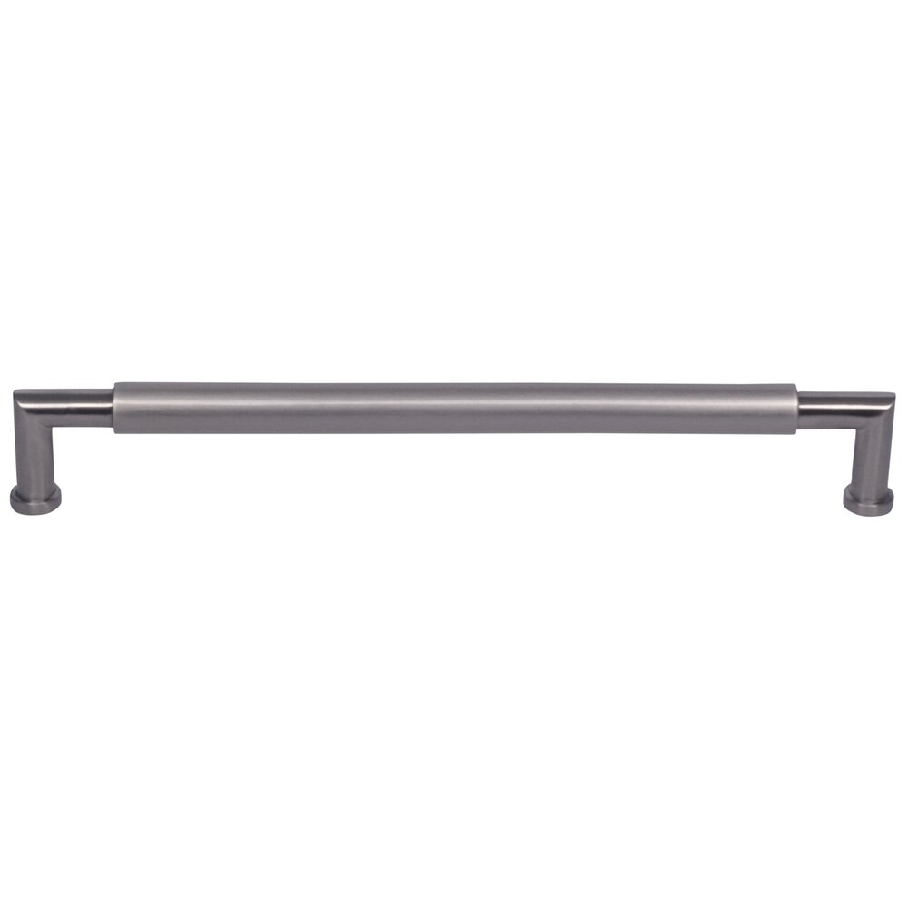 Omnia Hardware 10" Centers Plain Cabinet Pull in Satin Nickel Lacquered