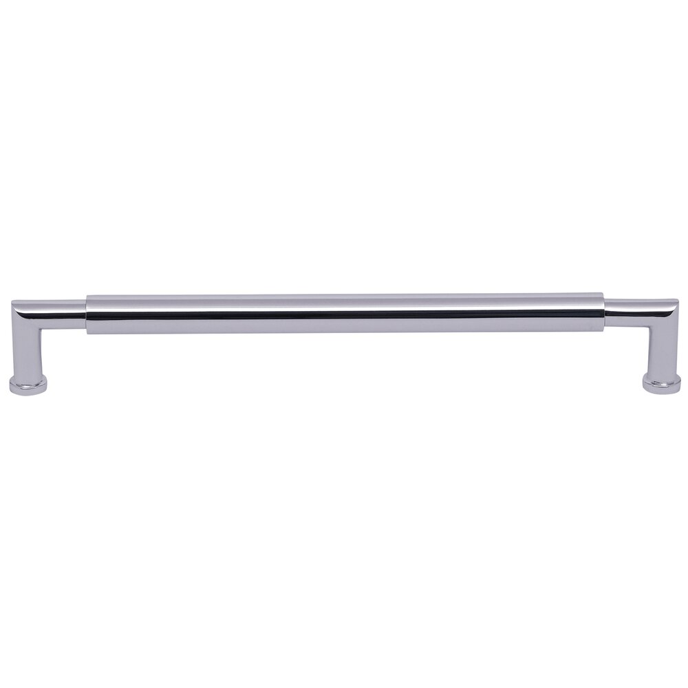 Omnia Hardware 10" Centers Plain Cabinet Pull in Polished Chrome