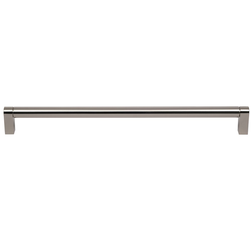 Omnia Hardware 18" Centers Plain Appliance Pull in Polished Nickel Lacquered