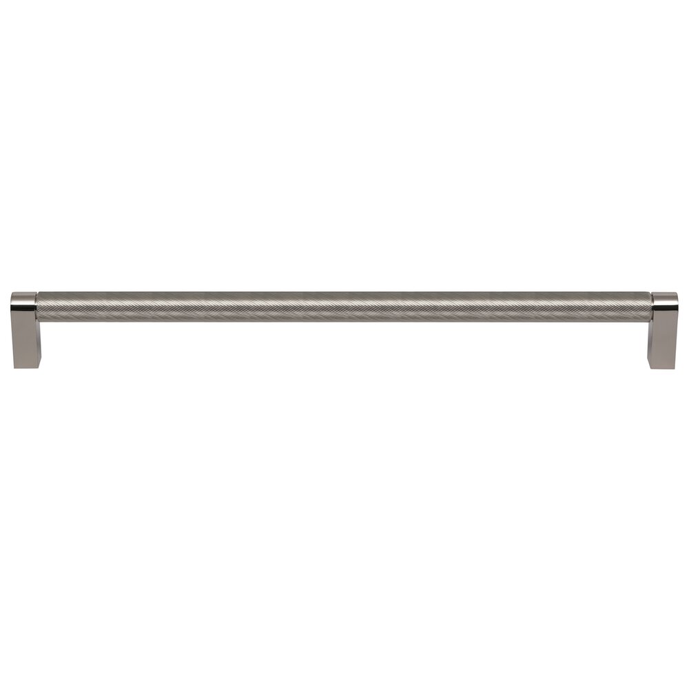 Omnia Hardware 18" Centers Spiral Appliance Pull in Polished Nickel Lacquered