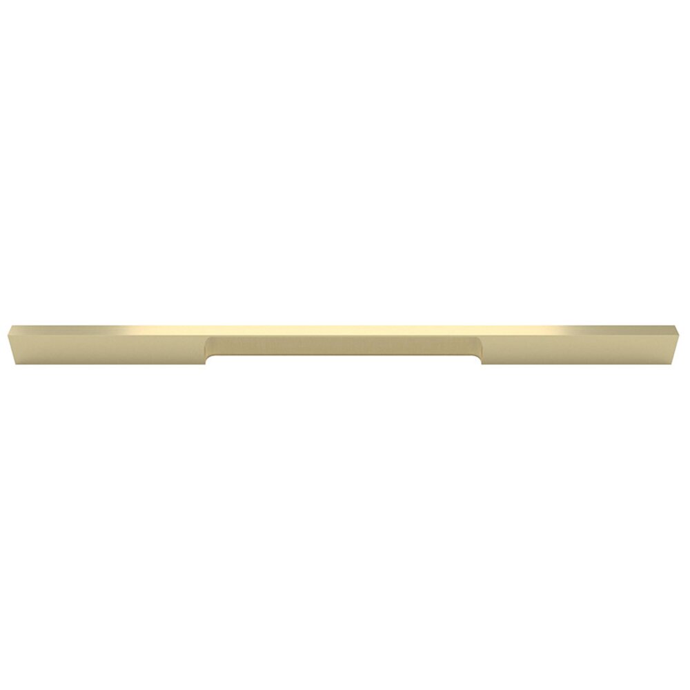 Omnia Hardware 12" Centers Pull in Satin Brass Lacquered