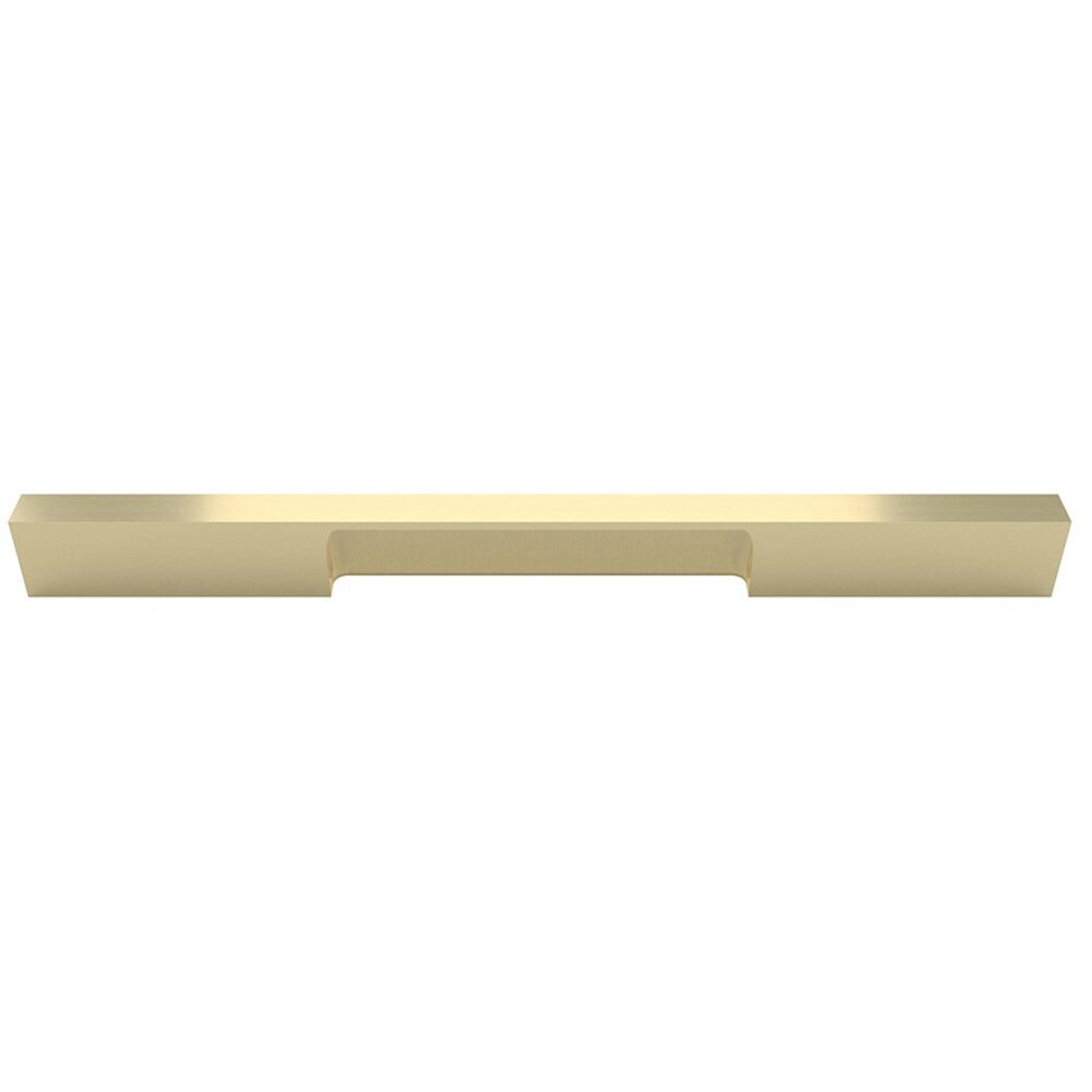 Omnia Hardware 12" Centers Oversized/Appliance Pull in Satin Brass Lacquered
