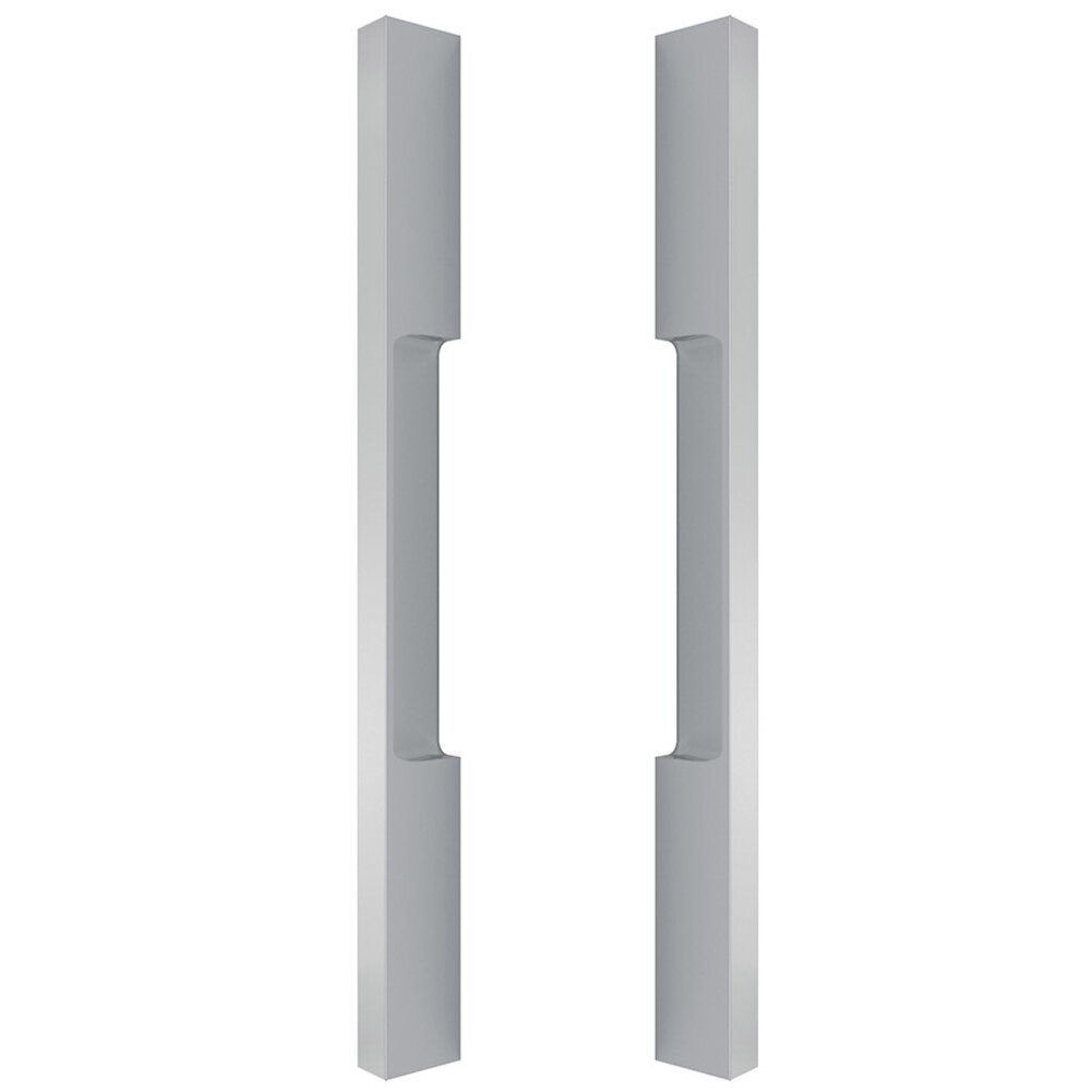 Omnia Hardware 12" Centers Back To Back Set in Polished Polished Nickel Lacquered