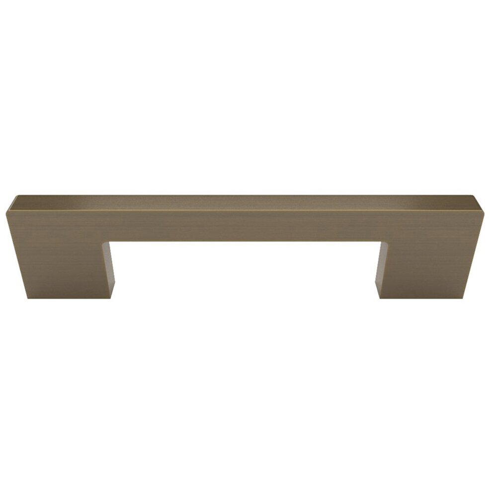 Omnia Hardware 4" Centers Pull in Antique Brass Lacquered