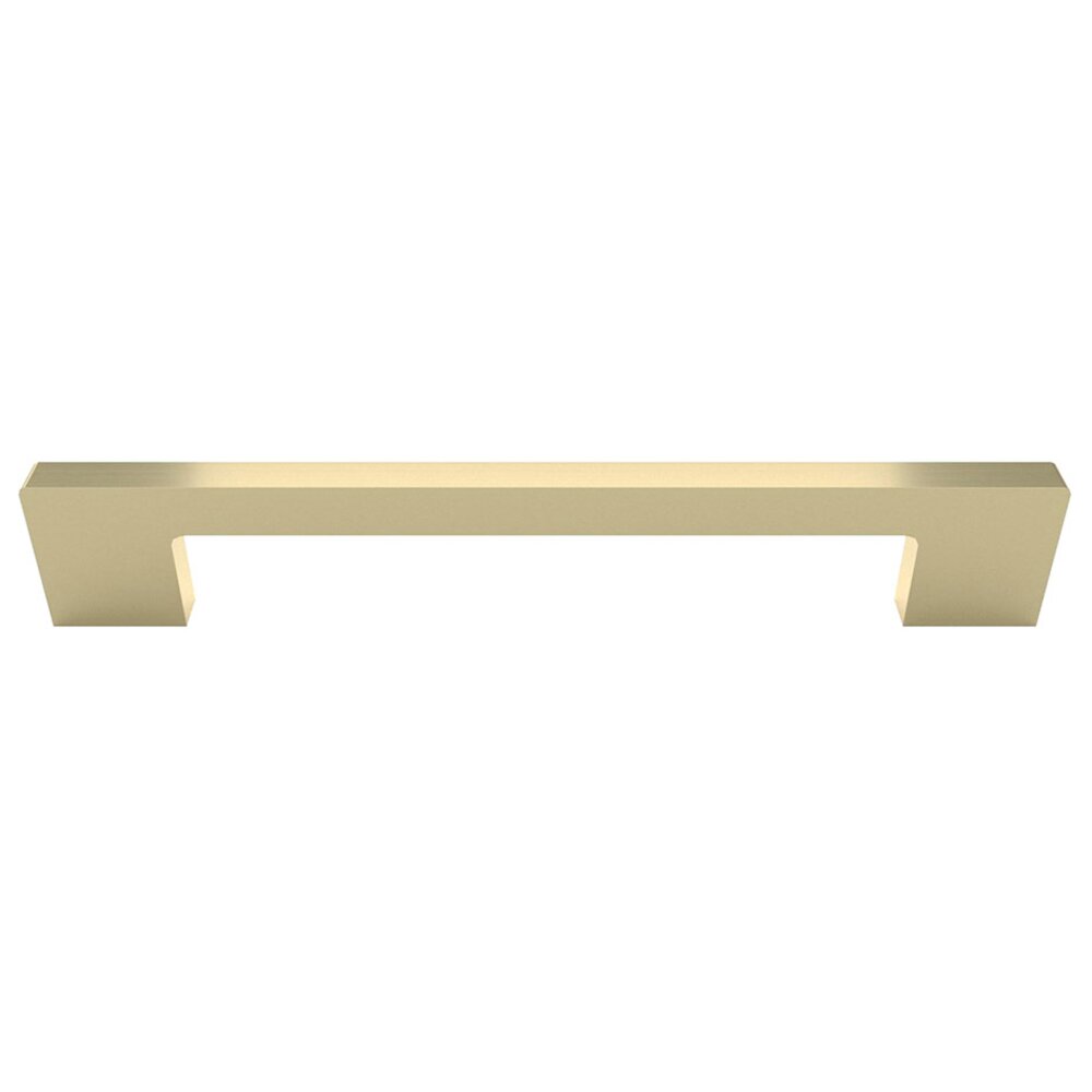 Omnia Hardware 6" Centers Pull in Satin Brass Lacquered