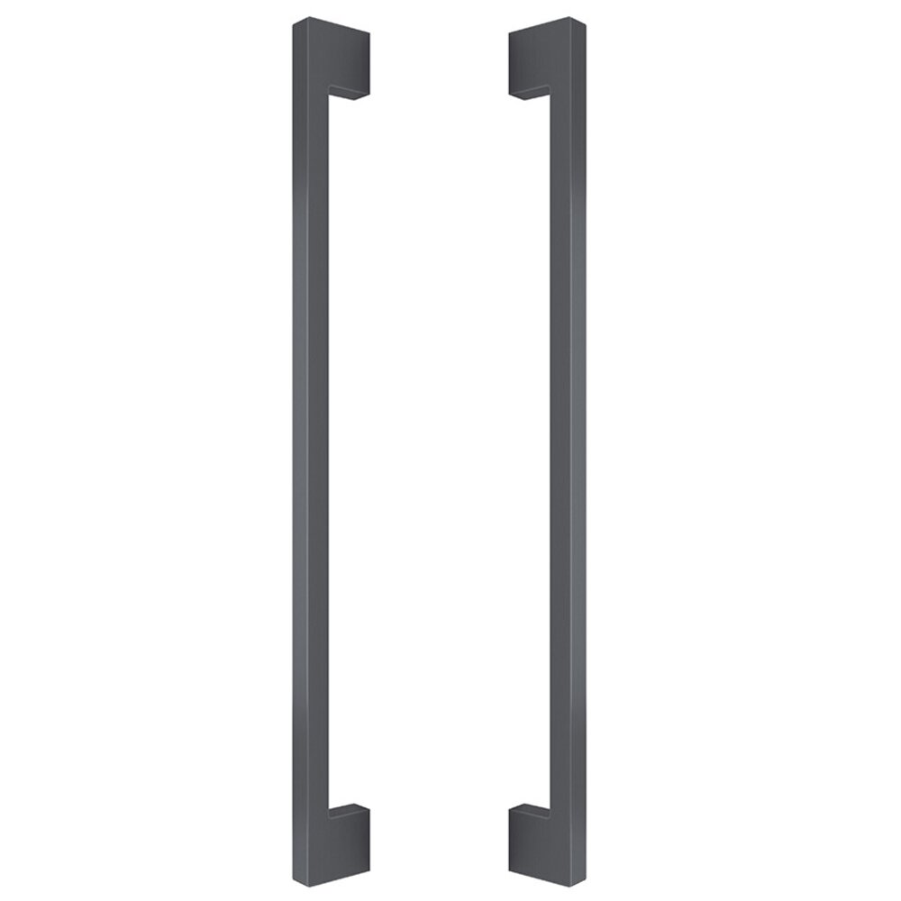 Omnia Hardware 18" Centers Back To Back Set in Oil Rubbed Bronze Lacquered