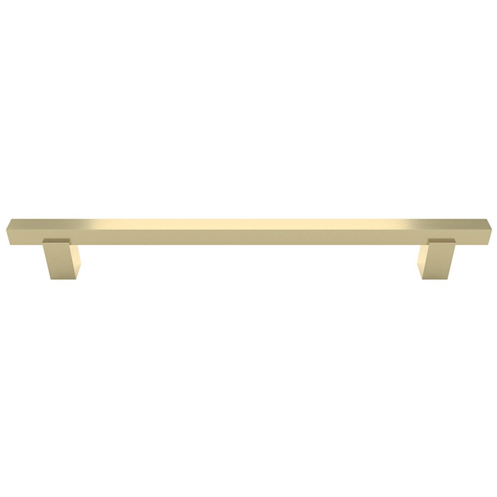 Omnia Hardware 8" Centers Pull in Satin Brass Lacquered