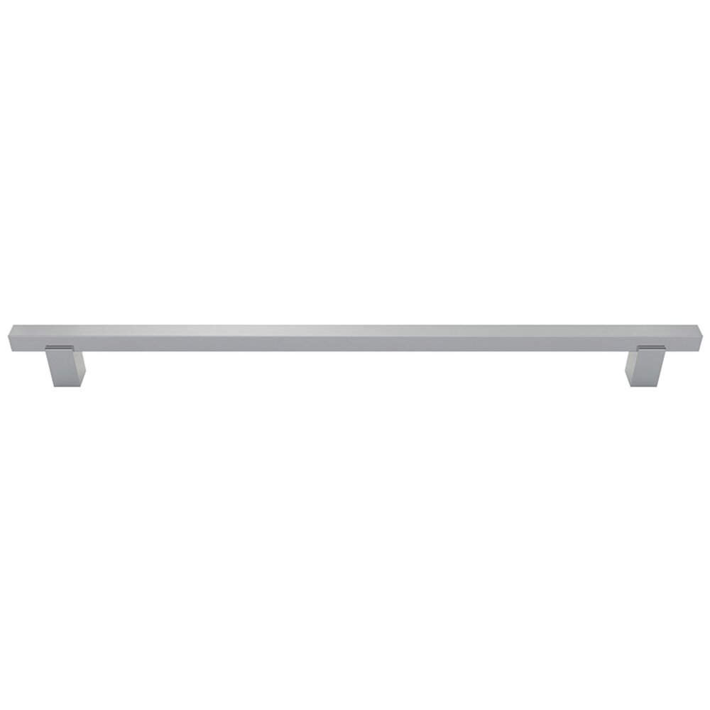 Omnia Hardware 12" Centers Pull in Polished Polished Nickel Lacquered
