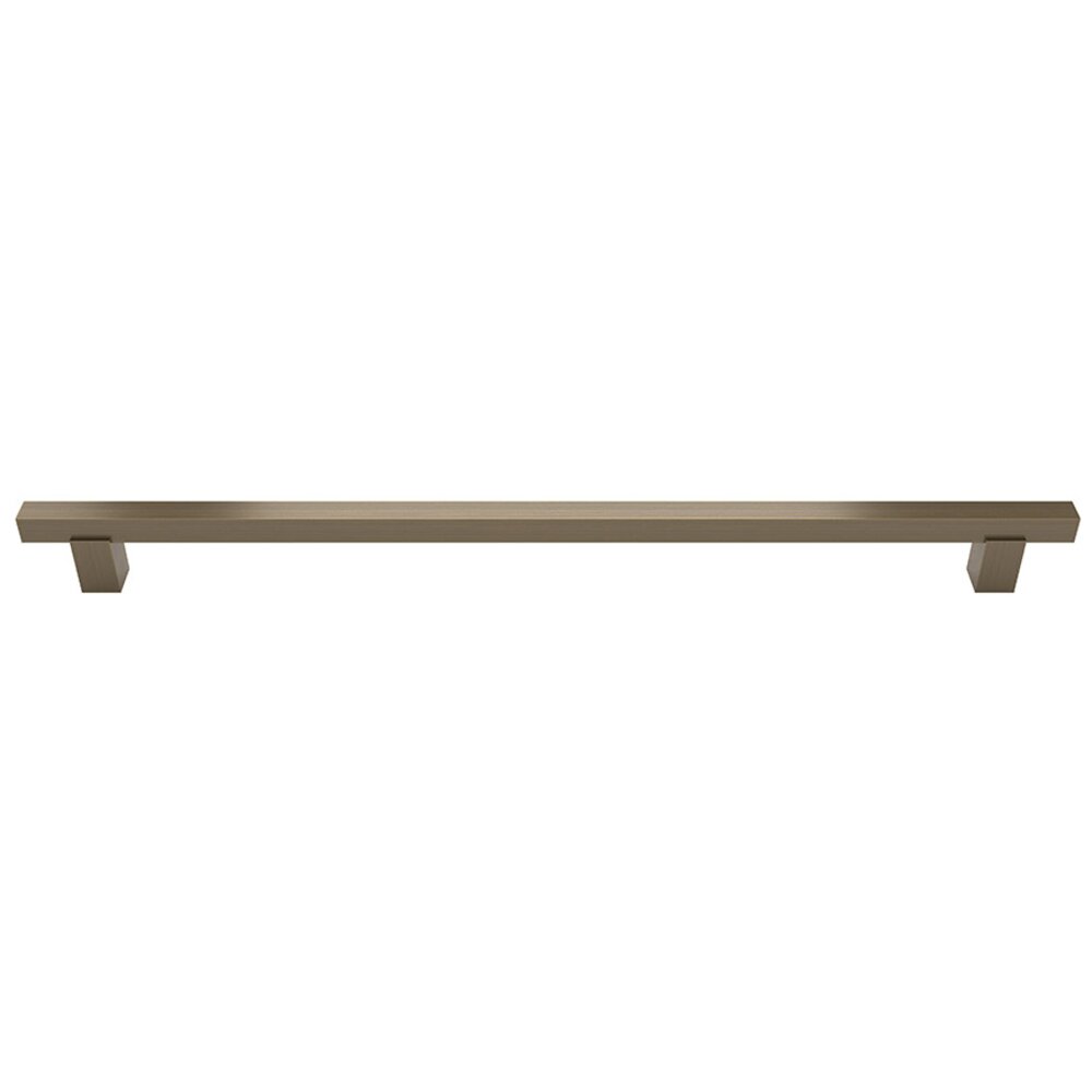 Omnia Hardware 18" Centers Oversized/Appliance Pull in Antique Brass Lacquered