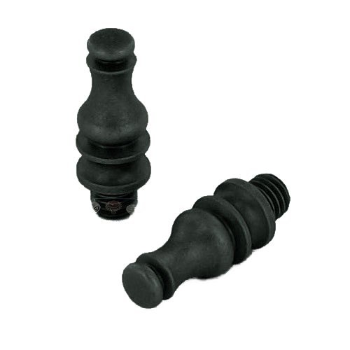 Omnia Hardware Pair of Steeple Finials in Oil-Rubbed Bronze, Lacquered