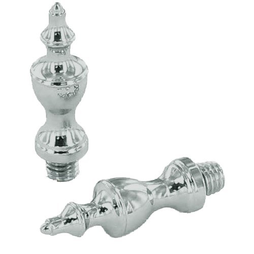Omnia Hardware Pair of Urn Finials in Polished Chrome