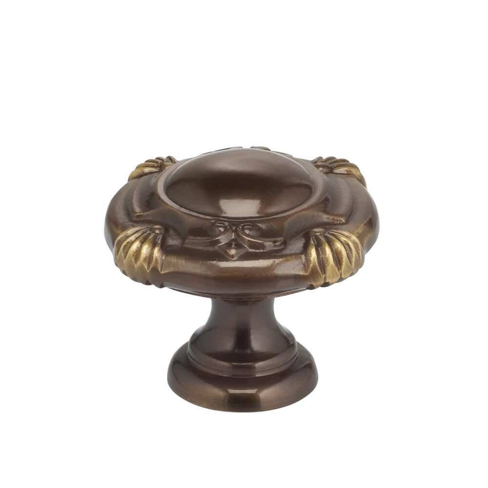 Omnia Hardware 1 3/16" Crest Knob Shaded Bronze Lacquered